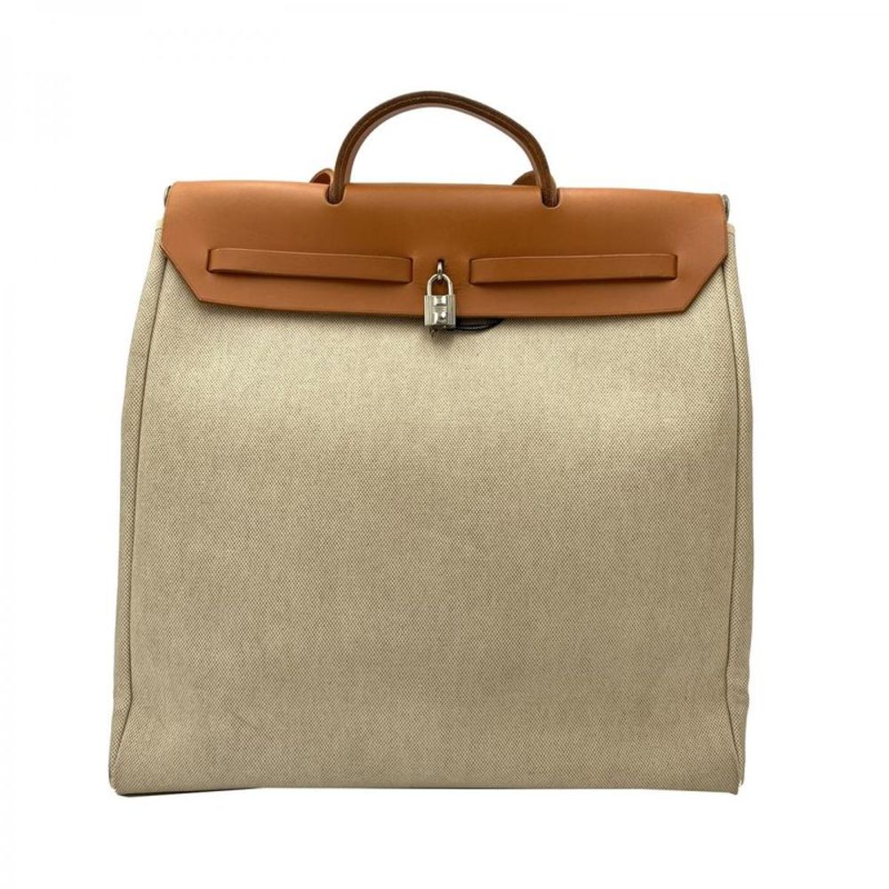 Pre Loved Hermes Toile Herbag MM Women Bags>Handbag - Picture 2 of 8